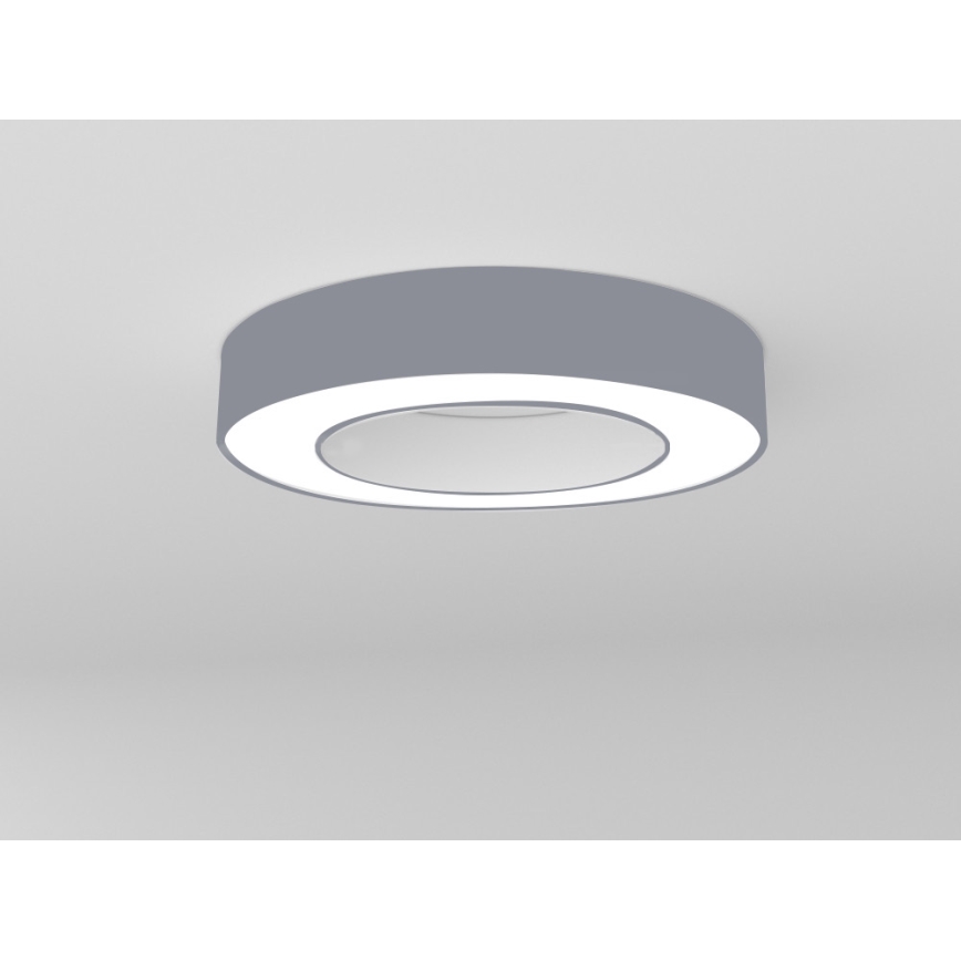 Immax NEO 07144-GR60 - Luce LED dimmerabile PASTEL LED/52W/230V grigia + Telecomando