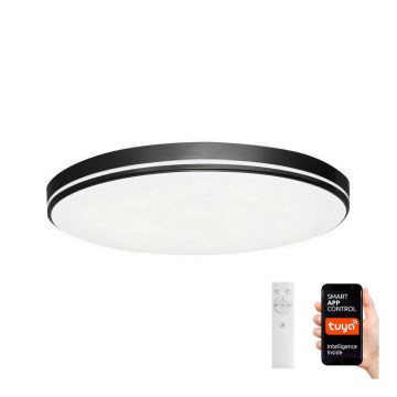 Immax NEO 07148-B40 - Lampada da soffitto dimmerabile a LED NEO LITE AREAS LED/24W/230V Tuya Wi-Fi nero + telecomando