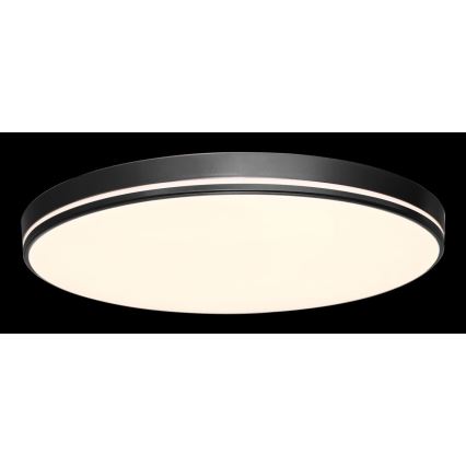 Immax NEO 07148-B40 - Lampada da soffitto dimmerabile a LED NEO LITE AREAS LED/24W/230V Tuya Wi-Fi nero + telecomando