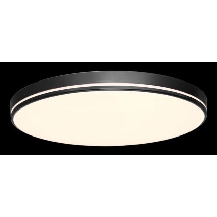 Immax NEO 07148-B40 - Plafoniera LED dimmerabile NEO LITE AREAS 24W/230V Tuya Wi-Fi nera +Telecomando