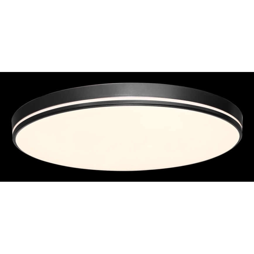 Immax NEO 07148-B40 - Plafoniera LED dimmerabile NEO LITE AREAS 24W/230V Tuya Wi-Fi nera +Telecomando