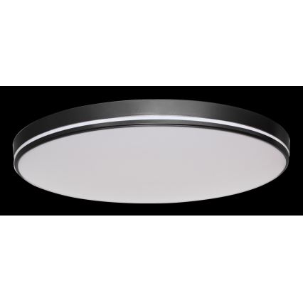 Immax NEO 07148-B40 - Plafoniera LED dimmerabile NEO LITE AREAS 24W/230V Tuya Wi-Fi nera +Telecomando