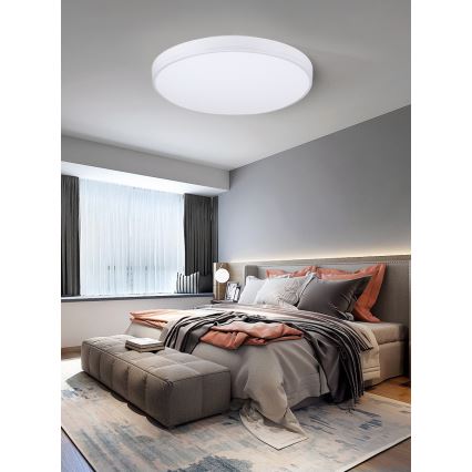 Immax NEO 07149-W40 - Plafoniera LED dimmerabile NEO LITE AREAS LED/24W/230V Tuya Wi-Fi bianco + telecomando