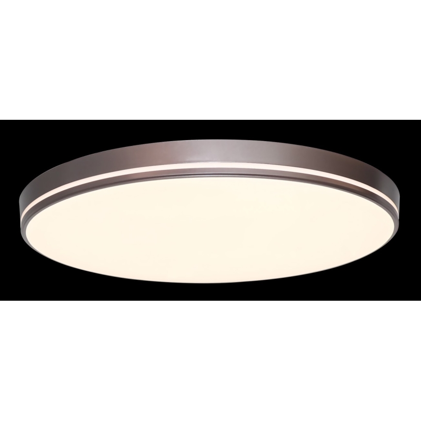 Immax NEO 07150-C40 - Plafoniera LED dimmerabile NEO LITE AREAS LED/24W/230V Tuya Wi-Fi marrone + telecomando