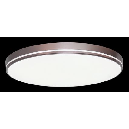 Immax NEO 07150-C40 - Plafoniera LED dimmerabile NEO LITE AREAS LED/24W/230V Tuya Wi-Fi marrone + telecomando