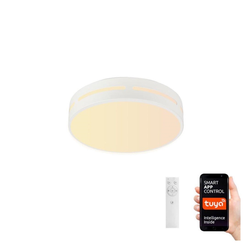 Immax NEO 07153-W40 - Plafoniera LED dimmerabile NEO LITE PERFECTO LED/24W/230V Wi-Fi Tuya bianco + telecomando