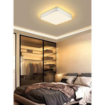 Immax NEO 07155-W30 - Plafoniera LED dimmerabile NEO LITE PERFECTO LED/24W/230V Wi-Fi Tuya bianco + telecomando