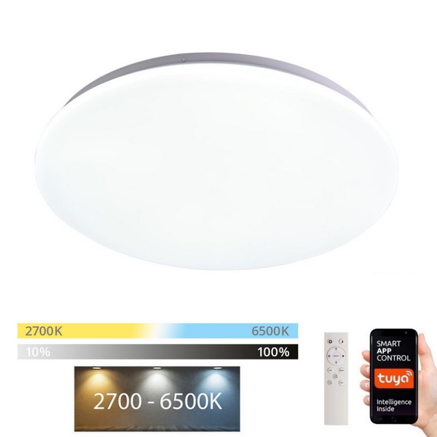 Immax NEO 07156-38 - Plafoniera LED dimmerabile ANCORA LED/24W/230V 2700-6500K Wi-Fi +telecomando Tuya