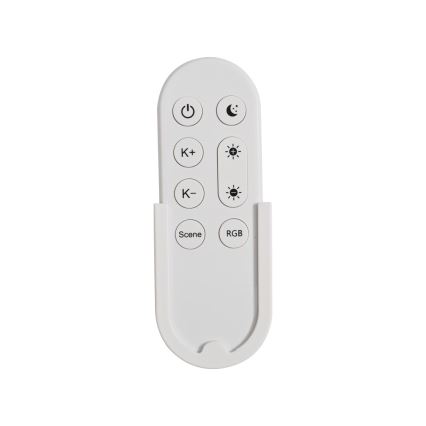 Immax NEO 07167-B40 - LED RGB+CCT Plafoniera con dimmer NEO LITE TUDO LED/50W/230V Wi-Fi Tuya nero + telecomando