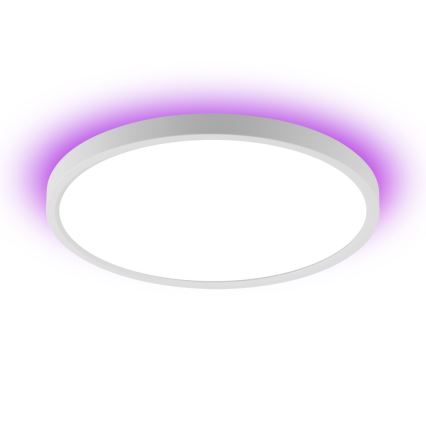 Immax NEO 07169-W60 - LED RGB+CCT Plafoniera con dimmer NEO LITE TUDO 65W/230V 2700-6500K Wi-Fi Tuya + telecomando bianco