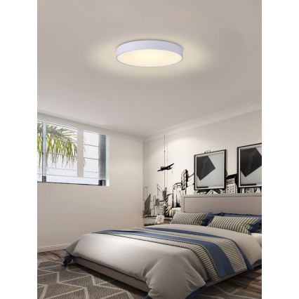 Immax NEO 07206L - Plafoniera LED dimmerabile RONDATE LED/53W/230V bianco Tuya + telecomando