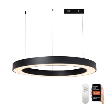 Immax NEO 07211L - Lampadario a sospensione con filo LED dimmerabile PASTEL LED/68W/230V 2700-6500K Tuya nero + telecomando