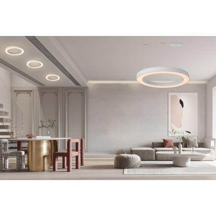 Immax NEO 07212L - Luce LED dimmerabile PASTEL LED/53W/230V bianco Tuya + telecomando