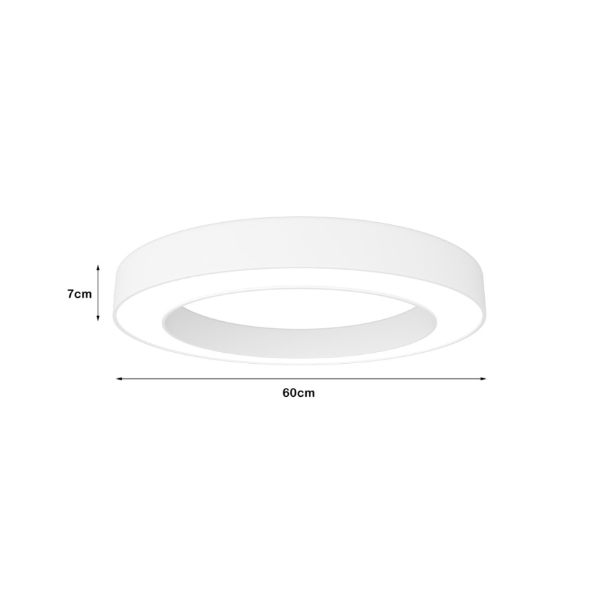 Immax NEO 07212L - Luce LED dimmerabile PASTEL LED/53W/230V bianco Tuya + telecomando