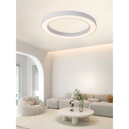 Immax NEO 07213L - Plafoniera LED dimmerabile PASTEL LED/68W/230V 95 cm bianco Tuya + telecomando