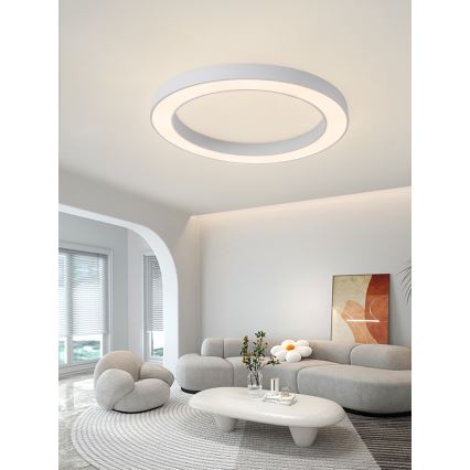 Immax NEO 07213L - Plafoniera LED dimmerabile PASTEL LED/68W/230V 95 cm bianco Tuya + telecomando