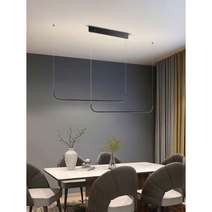 Immax NEO 07222L - Lampadario a sospensione con filo LED dimmerabile NEO LITE PATTINI LED/56W/230V 2700-6500K Wi-Fi Tuya + telecomando