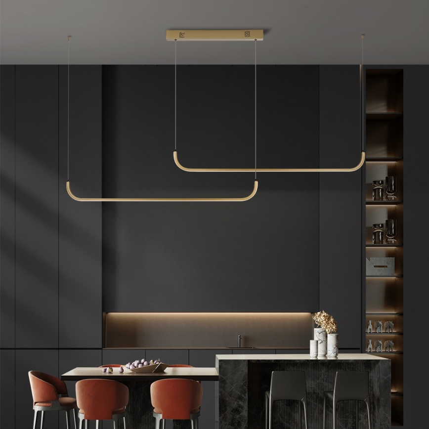 Immax NEO 07228L - Lampadario a sospensione con filo LED dimmerabile PATTINI LED/53W/230V Tuya + telecomando