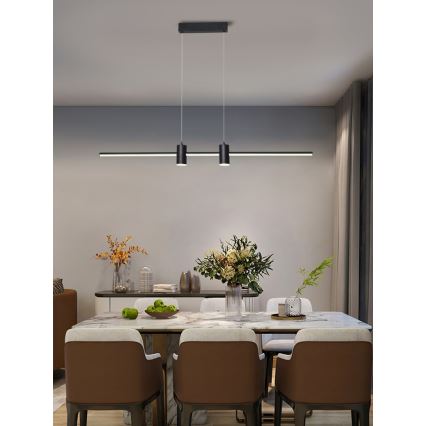 Immax NEO 07230L - Lampadario a sospensione con filo LED dimmerabile NEO LITE ESTRELAS LED/30W/230V 2700-6500K Wi-Fi Tuya + telecomando