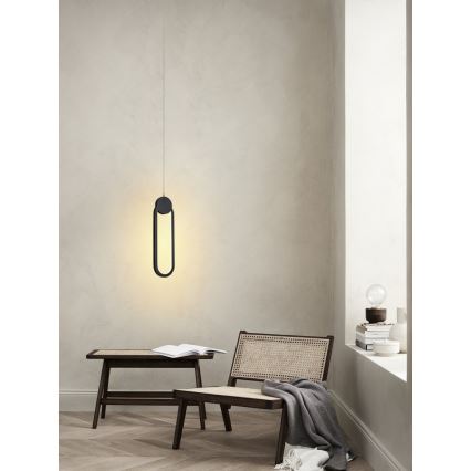 Immax NEO 07232L - Lampadario a sospensione con filo LED dimmerabile NEO LITE OVALE LED/22W/230V 2700-6500K Wi-Fi Tuya + telecomando