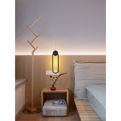 Immax NEO 07232L - Lampadario a sospensione con filo LED dimmerabile NEO LITE OVALE LED/22W/230V 2700-6500K Wi-Fi Tuya + telecomando