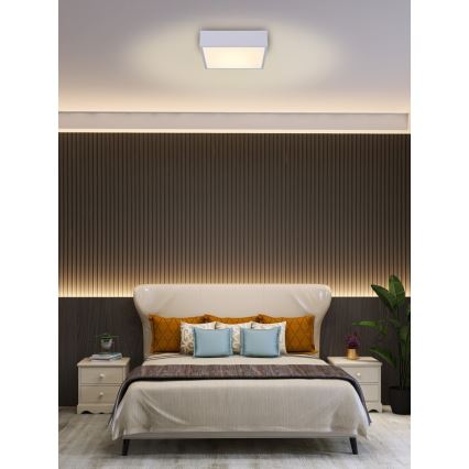 Immax NEO 07238L - Plafoniera LED dimmerabile CANTO LED/22W/230V bianco Tuya + telecomando