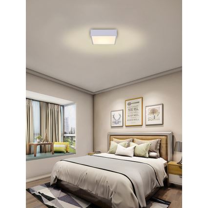 Immax NEO 07238L - Plafoniera LED dimmerabile CANTO LED/22W/230V bianco Tuya + telecomando