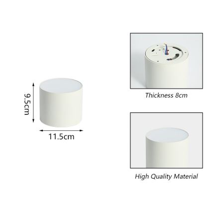 Immax NEO 07241L - Lampada da soffitto dimmerabile LED RONDATE LED/18W/230V 11,5cm Wi-Fi Tuya
