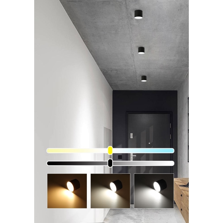 Immax NEO 07242L - Plafoniera dimmerabile a LED RONDATE LED/18W/230V 11,5 cm Wi-Fi Tuya