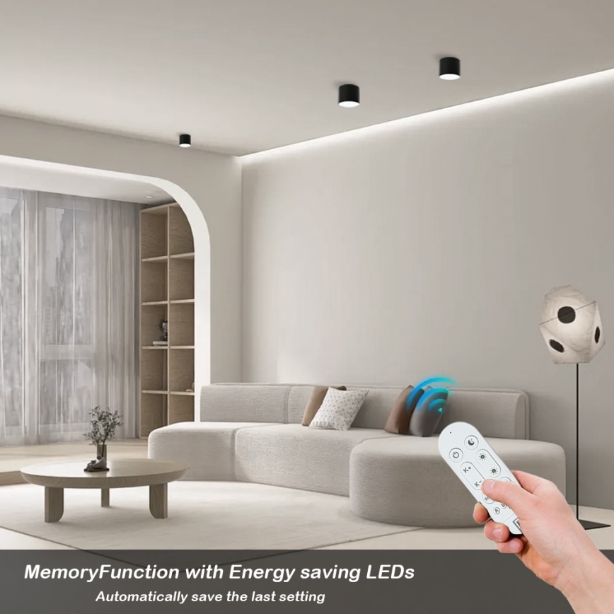 Immax NEO 07242L - Lampada da soffitto dimmerabile LED RONDATE LED/18W/230V 11,5 cm Wi-Fi Tuya