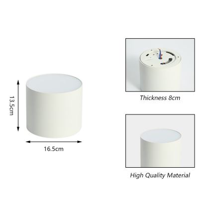 Immax NEO 07243L - Plafoniera LED dimmerabile RONDATE LED/32W/230V 16,5 cm Wi-Fi Tuya