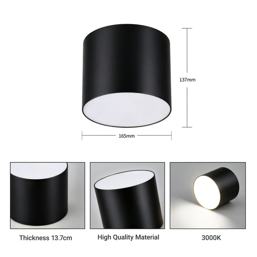 Immax NEO 07244L - Lampada da soffitto dimmerabile LED RONDATE LED/32W/230V 16,5 cm Wi-Fi Tuya