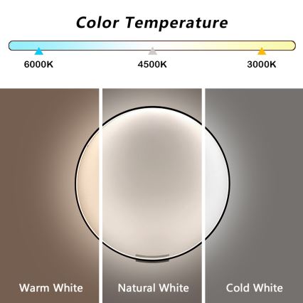 Immax NEO 07245-80 - Lampada da parete dimmerabile LED FINO LED/50W/230V 2700-6500K 80 cm Tuya + telecomando