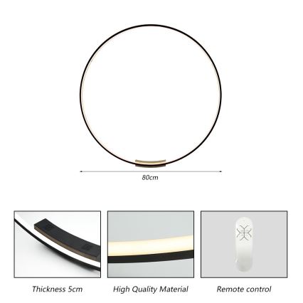 Immax NEO 07245-80 - Lampada da parete dimmerabile LED FINO LED/50W/230V 2700-6500K 80 cm Tuya + telecomando