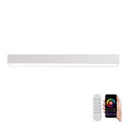 Immax NEO 07258L - Plafoniera LED dimmerabile NEO LITE LUNGO LED/29W/230V 3000-6000K Wi-Fi Tuya bianco + telecomando