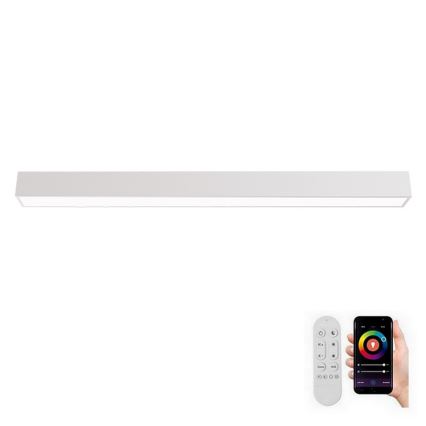 Immax NEO 07259L - Plafoniera LED dimmerabile NEO LITE LUNGO LED/38W/230V 3000-6000K Wi-Fi Tuya bianco + telecomando