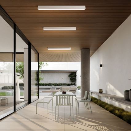 Immax NEO 07259L - Plafoniera LED dimmerabile NEO LITE LUNGO LED/38W/230V 3000-6000K Wi-Fi Tuya bianco + telecomando