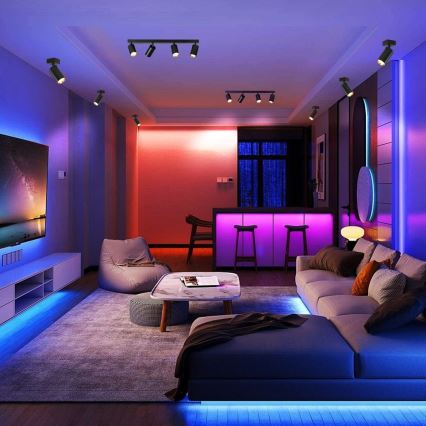 Immax NEO 07261Z -  LED RGB+CCT Faretto dimmerabile NEO PUNTO 1xGU10/4,8W/230V Tuya