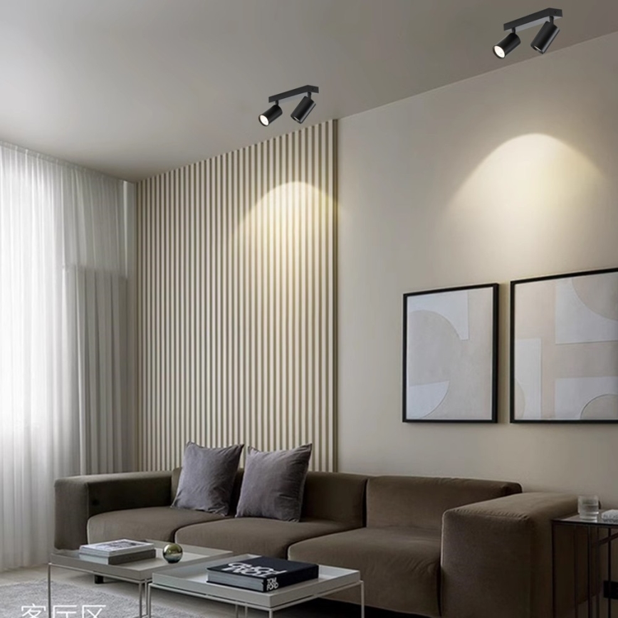 Immax NEO 07262W - LED RGB+CCT Faretto dimmerabile NEO LITE PUNTO 2xGU10/6W/230V Wi-Fi Tuya