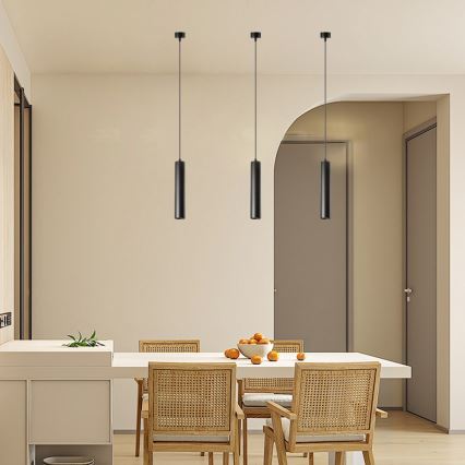 Immax NEO 07270W - LED RGB+CCT Lampadario dimmerabile a sospensione con filo NEO LITE PUNTO 1xGU10/6W/230V Wi-Fi Tuya