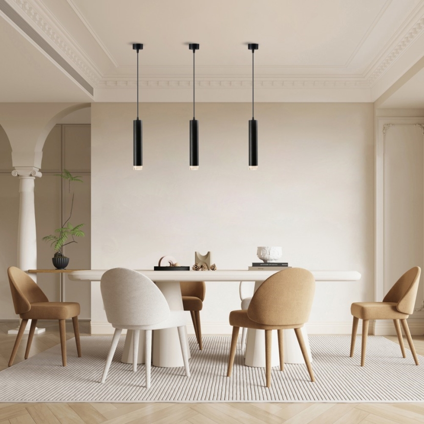 Immax NEO 07274W - LED RGB+CCT Lampadario dimmerabile a sospensione con filo NEO LITE PUNTO 1xGU10/6W/230V Wi-Fi Tuya