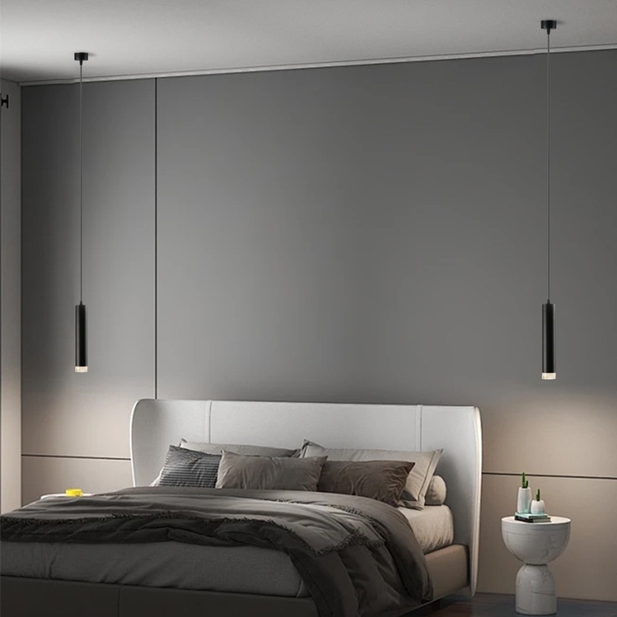 Immax NEO 07274W - LED RGB+CCT Lampadario dimmerabile a sospensione con filo NEO LITE PUNTO 1xGU10/6W/230V Wi-Fi Tuya