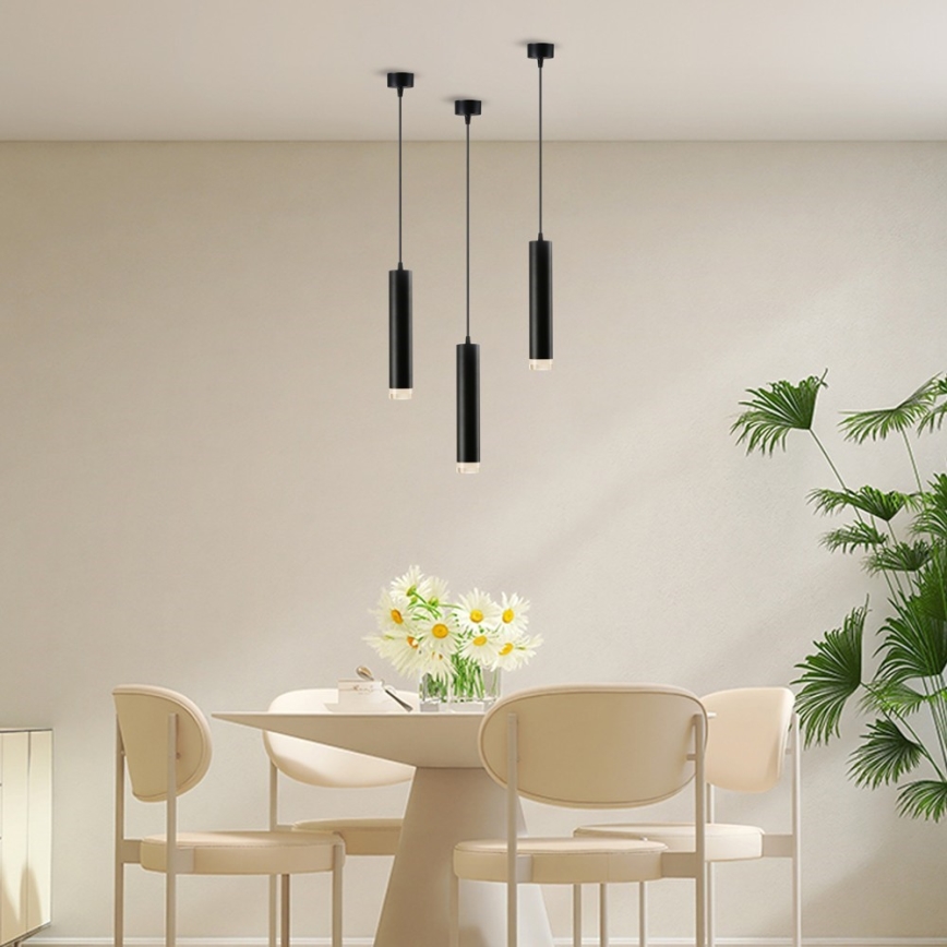 Immax NEO 07274W - LED RGB+CCT Lampadario dimmerabile a sospensione con filo NEO LITE PUNTO 1xGU10/6W/230V Wi-Fi Tuya