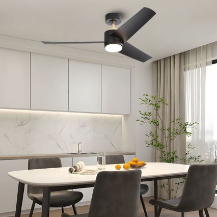 Immax NEO 07280L - Plafoniera LED BEAUTY LED/18W/230V Wi-Fi Tuya nero diametro 132 cm + telecomando