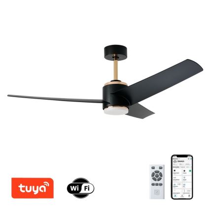 Immax NEO 07280L - Plafoniera LED BEAUTY LED/18W/230V Wi-Fi Tuya nero diametro 132 cm + telecomando