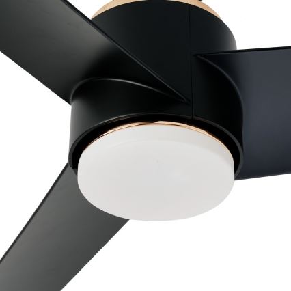 Immax NEO 07280L - Plafoniera LED BEAUTY LED/18W/230V Wi-Fi Tuya nero diametro 132 cm + telecomando