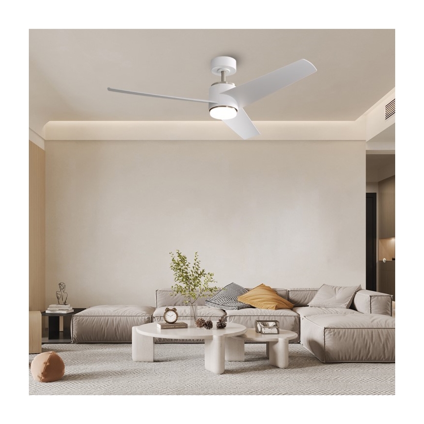 Immax NEO 07282L - LED+CCT Ventilatore da soffitto dimmerabile BEAUTY LED/18W/230V 3000/4000/6000K Wi‑Fi Tuya Ø 132 cm + telecomando