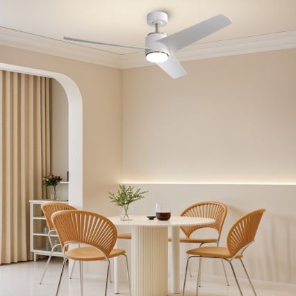 Immax NEO 07282L - LED+CCT Ventilatore da soffitto dimmerabile BEAUTY LED/18W/230V 3000/4000/6000K Wi‑Fi Tuya Ø 132 cm + telecomando