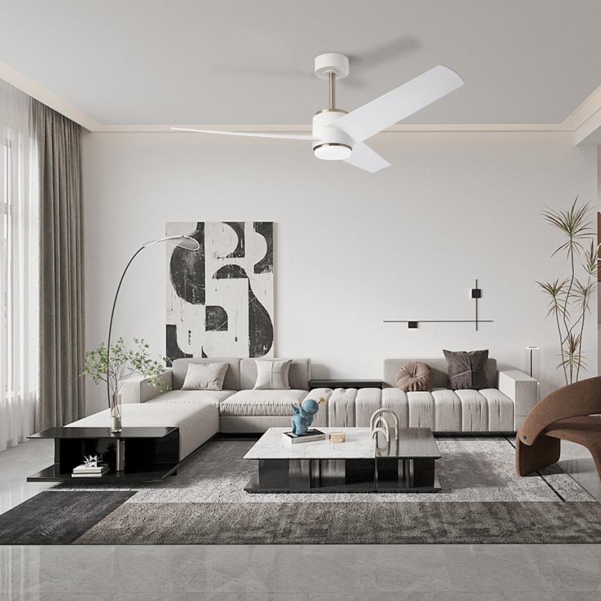 Immax NEO 07282L - LED+CCT ventilatore da soffitto dimmerabile BEAUTY LED/18W/230V 3000/4000/6000K Wi-Fi Tuya + telecomando