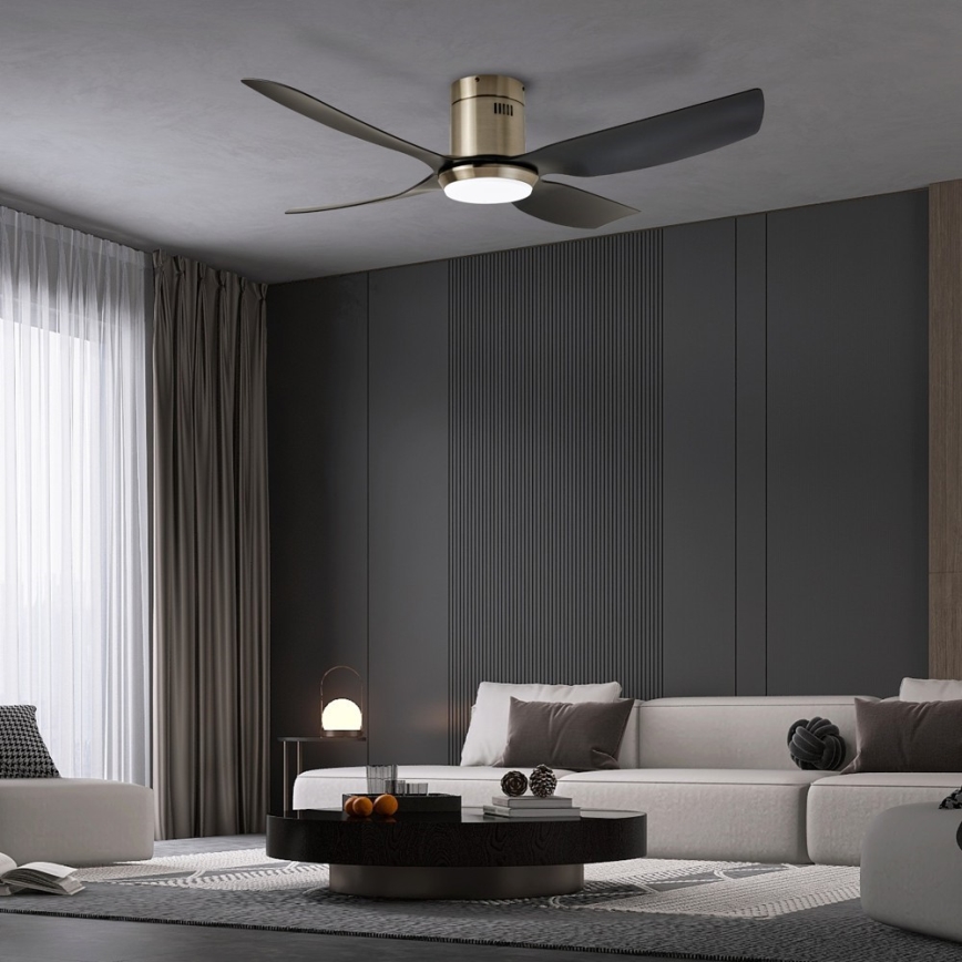 Immax NEO 07282L - LED+CCT dimmerabile ventilatore da soffitto PURE LED/24W/230V 3000/4000/6000K Wi-Fi Tuya + telecomando